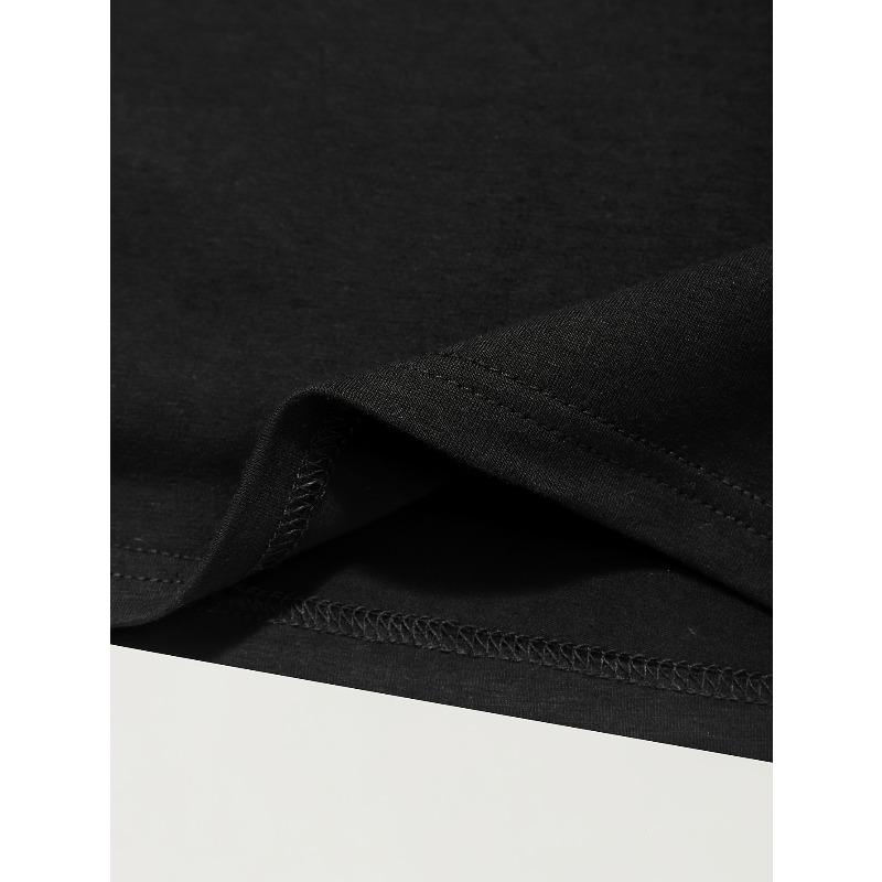 European sizes Boy's T-shirt Best Big Brother Ever Colorful Letter Print Comfortable and Versatile Round Neck Top