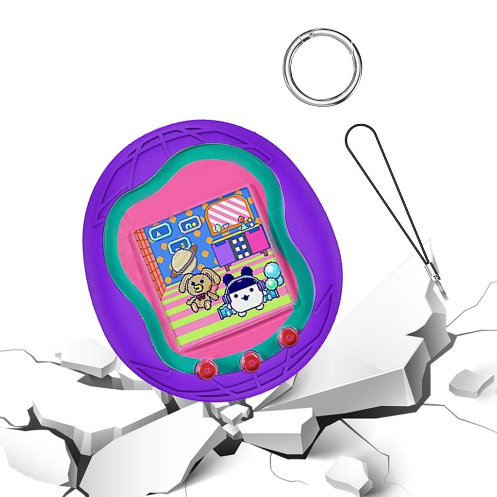 Silicone Case Protective Skin Cover Scratch Resistant Travel Carry Pouch Sleeve Compatible For Tamagotchi Uni Game Machine