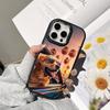 Ae76 Dog Color Doodle Design Art Phone Cases for Samsung A13 A32 A53 A04e A54 S23 S24 Ultra Infinix Hot 40i Huawei Metal Camera Protective Back Cover