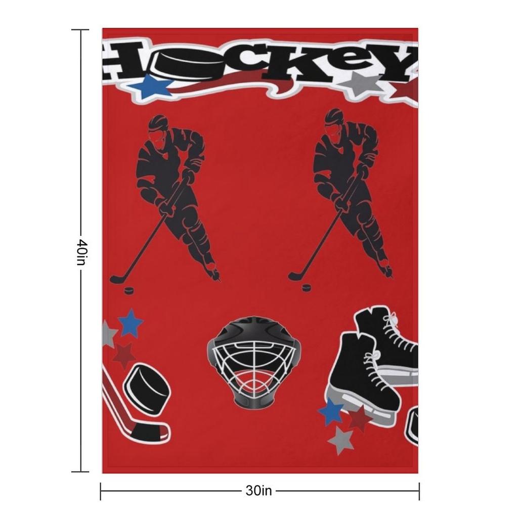 Hockey Throw Blanket Tourist Soft blankets and throws Baby Blankets