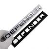 1Pc 3D ABS Letters Car Front Hood Badge Bonnet Sticker Rear Trunk Emblem Logo Decal Accessories