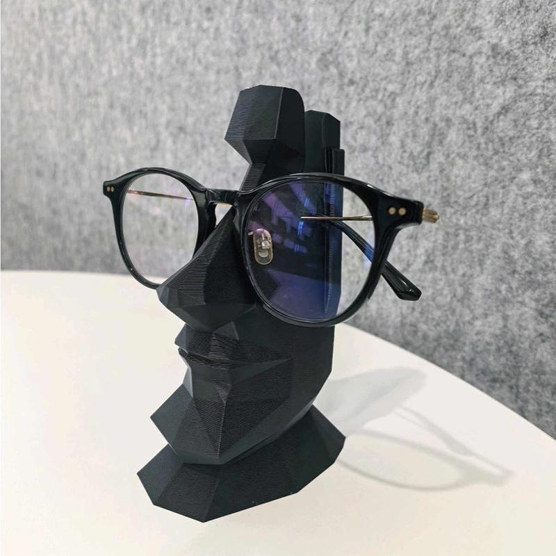 Desktop Eyeglass Holder Creative Quirky Fun Shaped Organizer Scratch Resistant Stand for Office Desk Sunglasses Storage