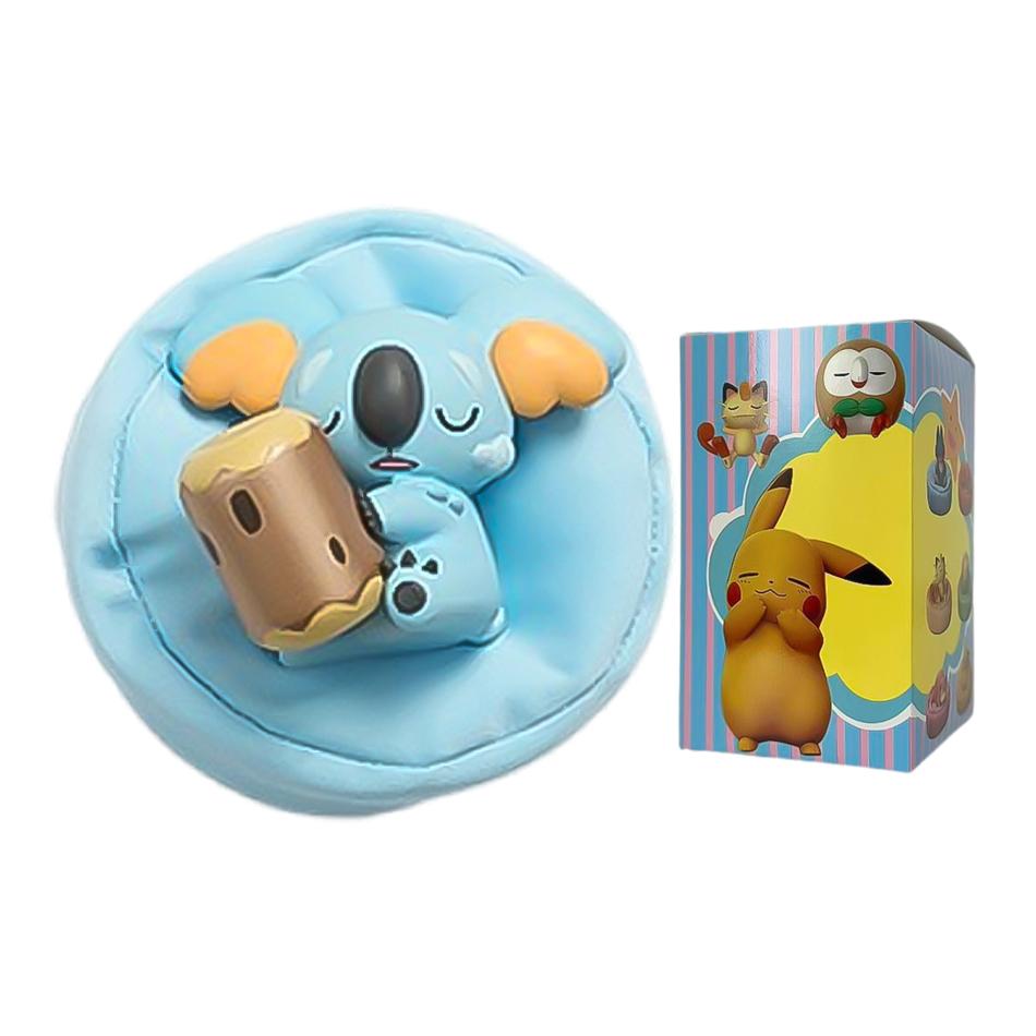 Toys 1-12pcs Pok É Mon Scale Ratio Model Figure 1-12 Pcs Pikachu Sleep Series Interior Hand Sleeping Position Gift Present for Sfriends