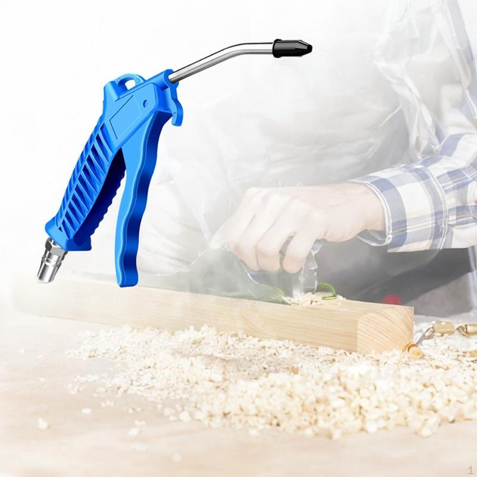 

Машина для сдувания пыли Инструмент с угловой насадкой для обдува воздухом для дома и рабочего пространства Blue A