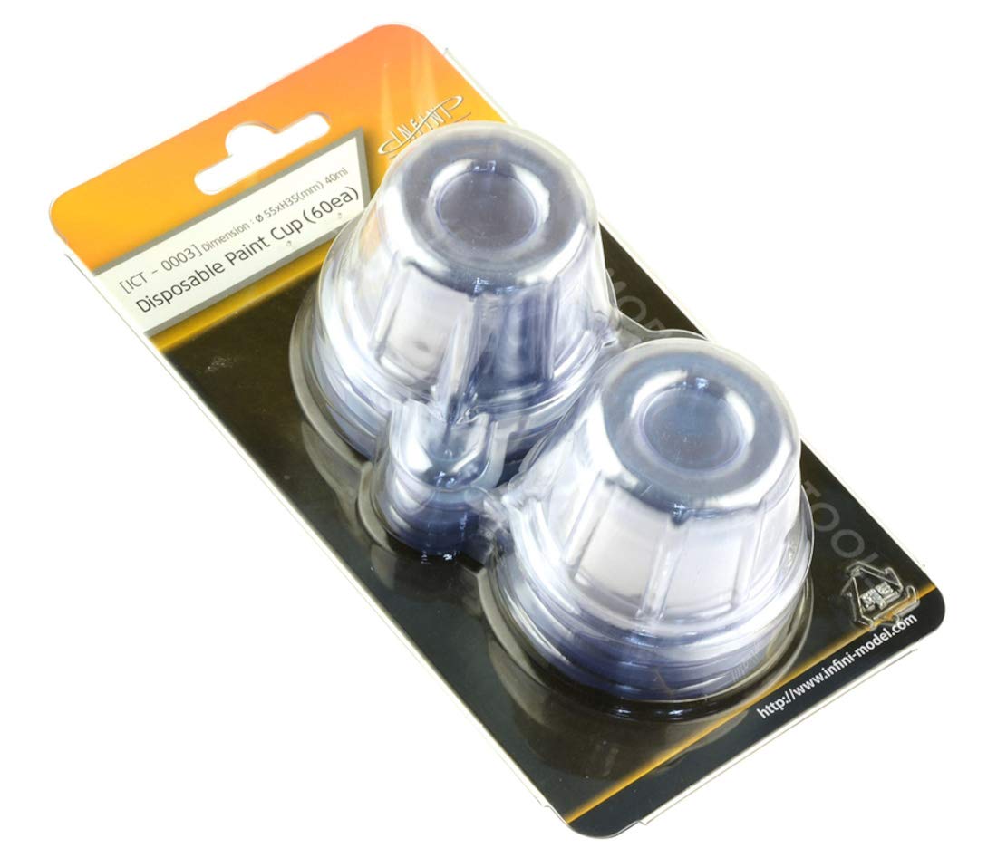 

Infini Model Paint Cup Set for Plastic Models (60 pieces) (ICT0003)