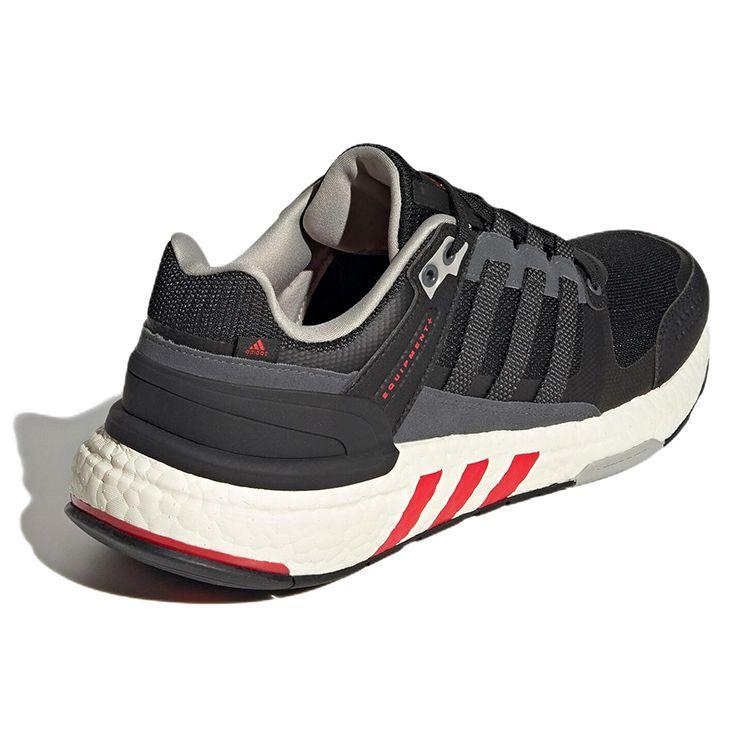 Adidas Equipment Comfortable Eco-Friendly Fabric Mesh Cushioning Non-Slip Low-Top Casual Running Shoes Unisex Sneakers Black HQ3651