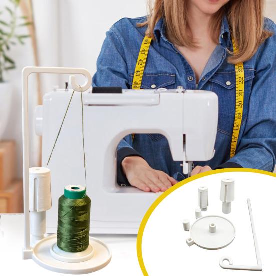 Garnrollenhalter für Nähmaschine Stickgarnständer Nähgarnrollenständer Reduziert Verwicklungen und Wicklungen für Stickerei Quilten Basteln