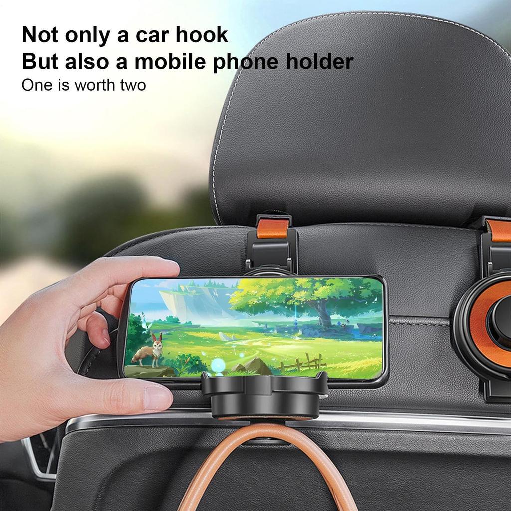 Back Seat Headrest Cup Holder, Car Back Seat Cup Holder Car Multifunctional Hook
