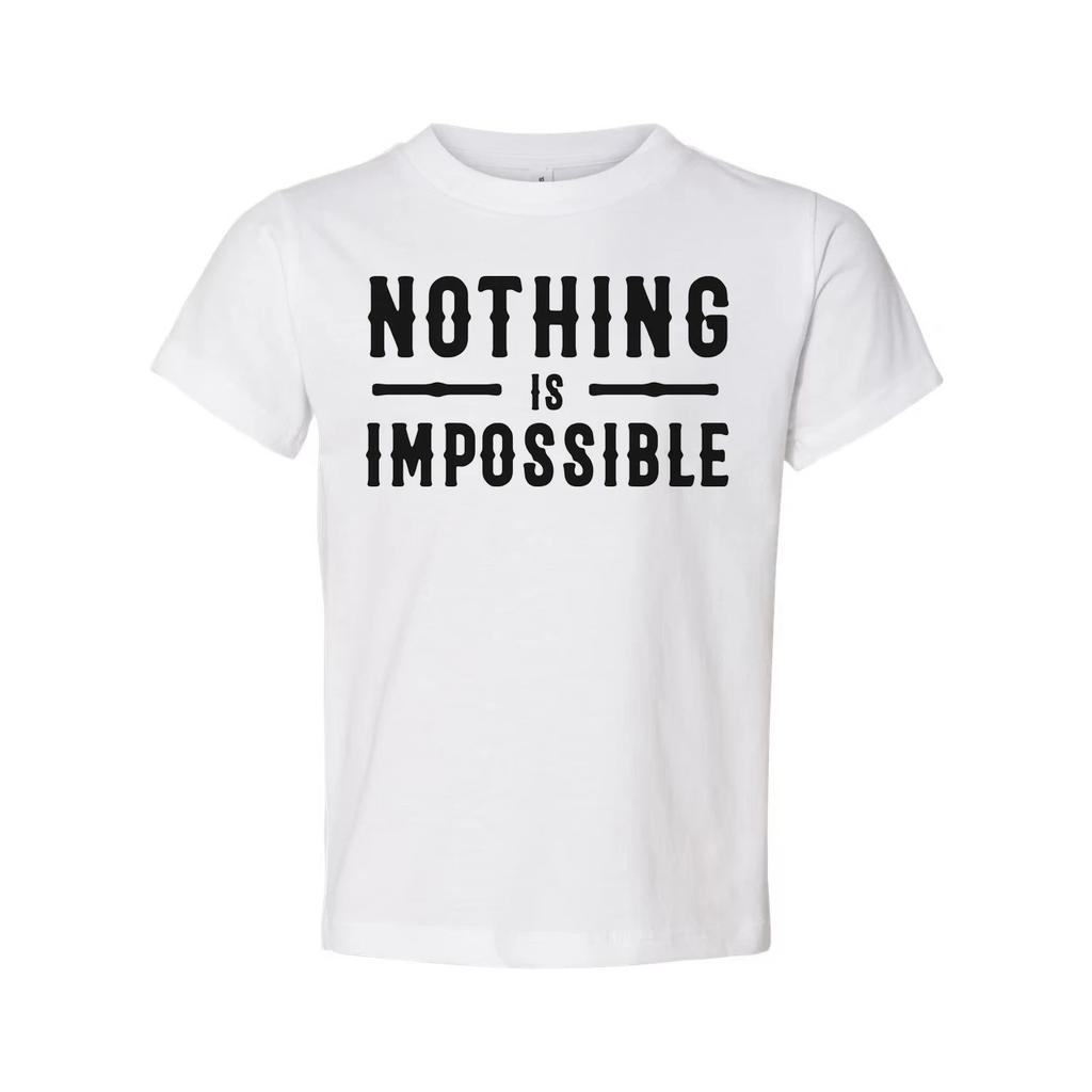 Nothing Is Impossible Christian Unisex T Shirt With Motivational Statement Desig