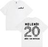 Rapper Melendi 20 Anos Sin Noticias Merch Tee Shirt Unisex Unisex Fashion Retro Short Sleeve T Shirt Cotton Casual Oversized TShirt