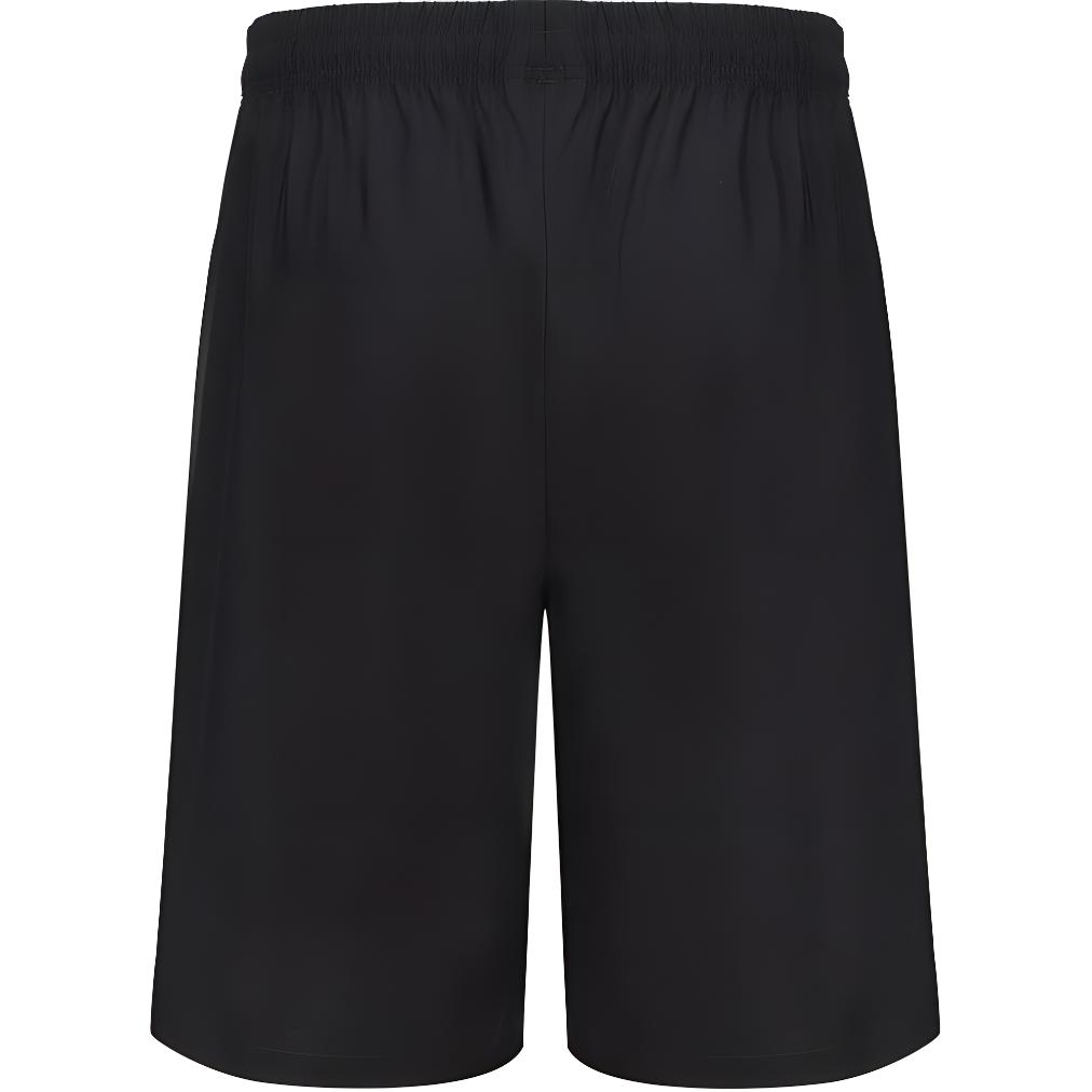 adidas Breathable Lace-Up Mid-Waist Fitted Casual Shorts Unisex Shorts Black White S21ATMSH3T-BW