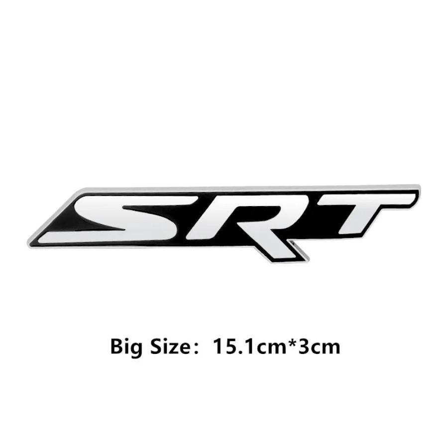 1 ks kovové 3D zadní nálepky na kufr auta pro znak Srt, odznak Sxt, Challenger, Durango, Viper, Caliber, znak na mřížku, dekorace