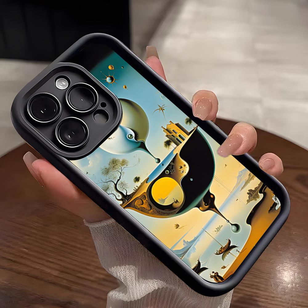 Salvador Dali Art Phone Case For IPhone 17 Pro Max 15 Pro 16 14 Plus 12 13 Mini 11 Pro Shockproof Soft Cover