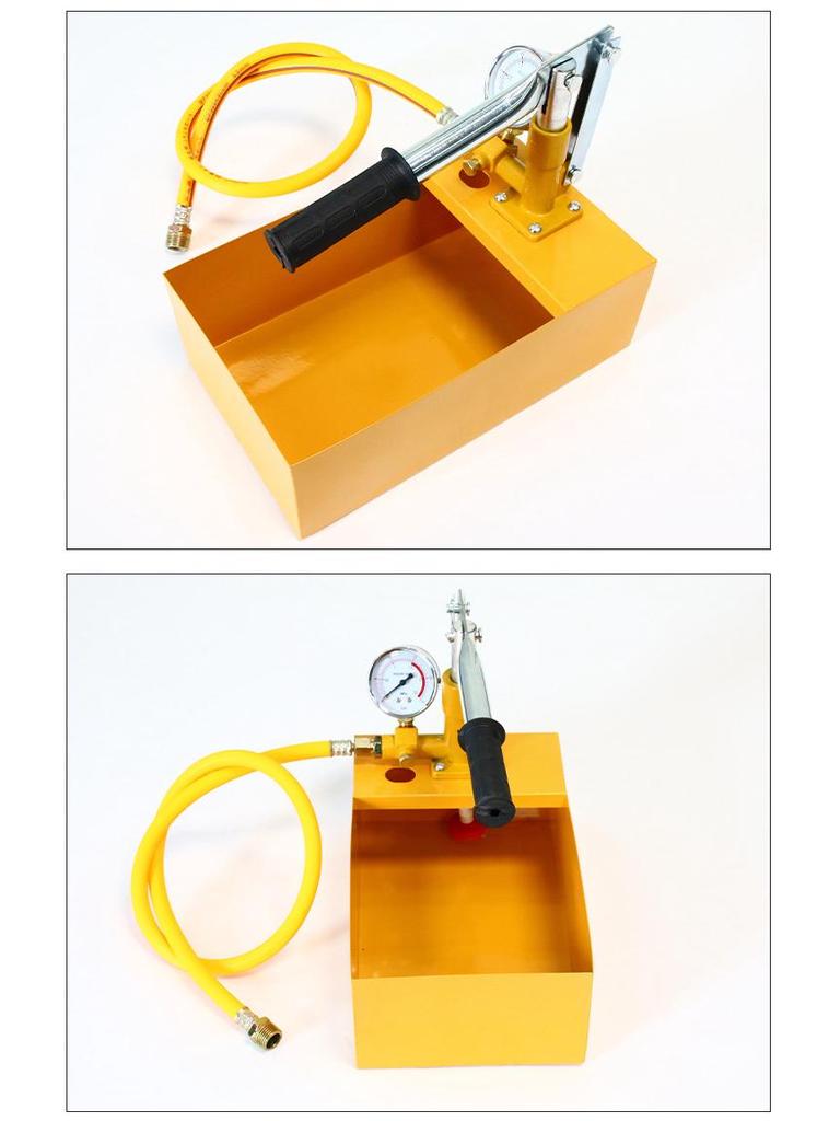 25-kg-Handdruckprüfpumpe für die Leckageprüfung von Hausleitungen und Fußbodenheizungen