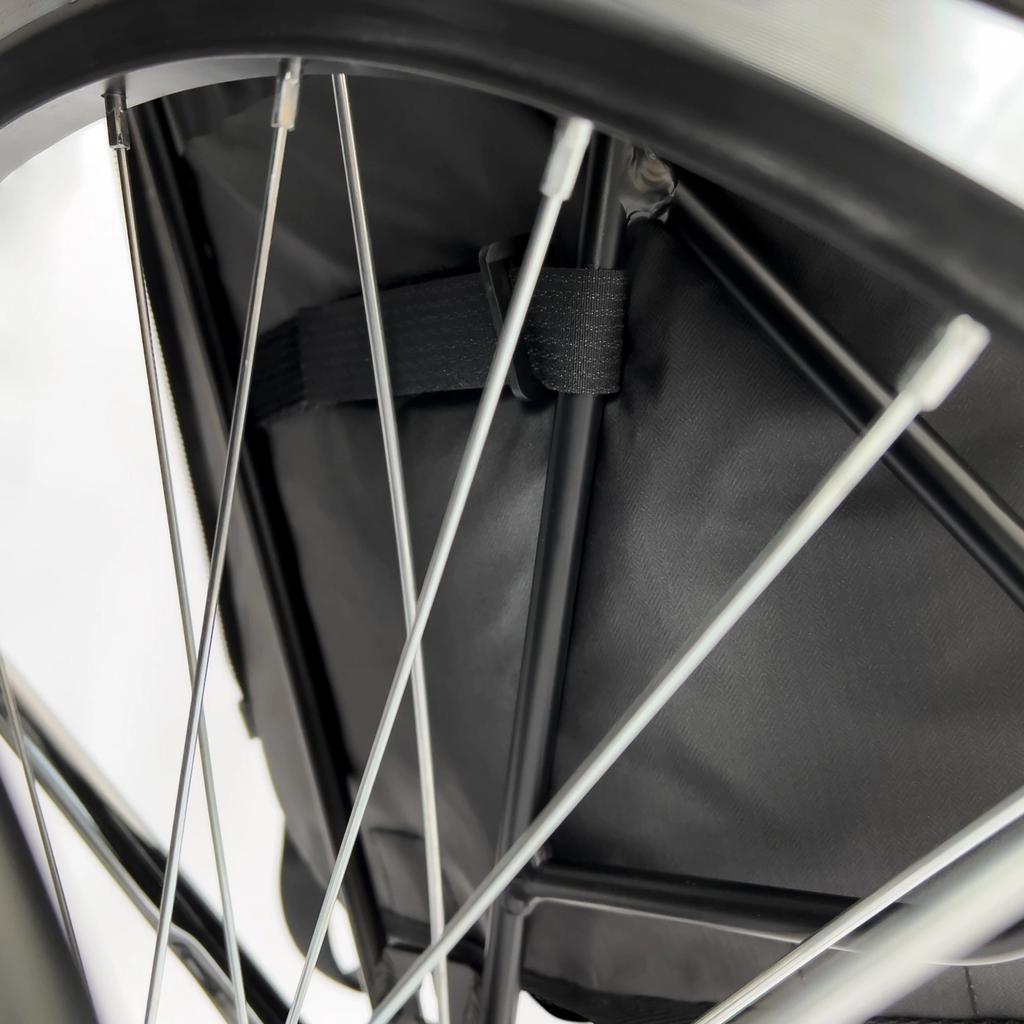 Wozinsky Torba Rowerowa Podwójna Plecak 2W1 30L Czarna (Wbb30Bk)