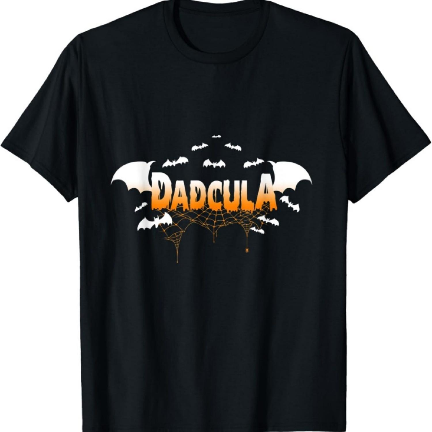

Mens Dadcula Monster Dracula Funny Daddy Halloween Costume T-Shirt XXXXXL чорний