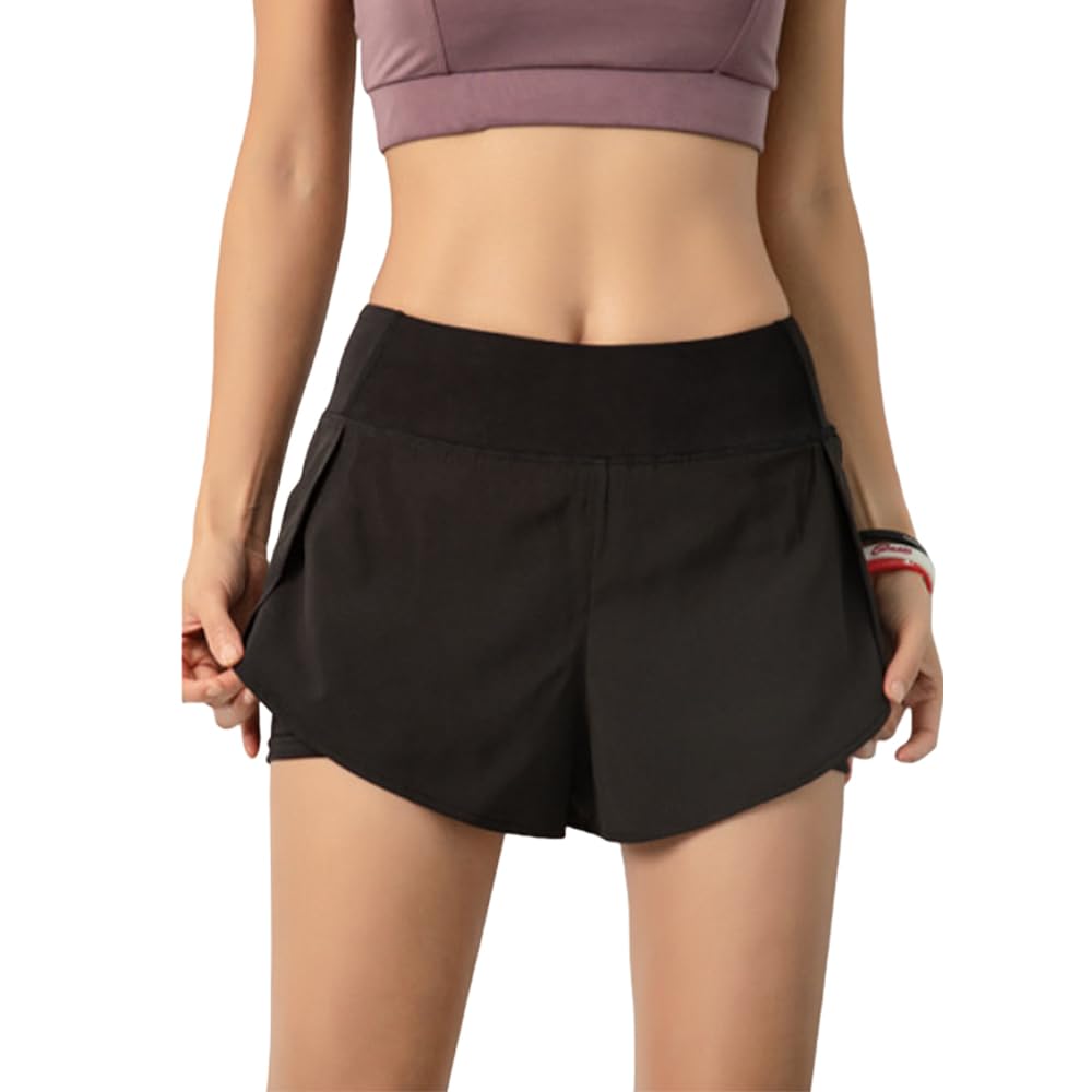 

Летние спортивные штаны Siomlana для и и женские для йоги, бега, спорта, мягкие, дышащие, влагоотводящие чёрный