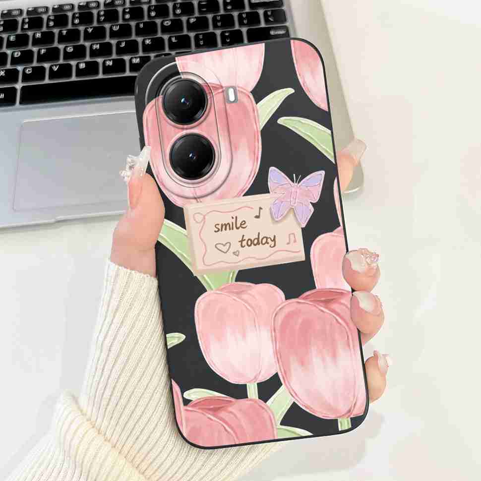 For Xiaomi Poco X7 Pro Case Cover Soft Silicone Popular Butterfly Phone Case For Poco X7 PocoX7 Pro 5G Fundas Coque Housing