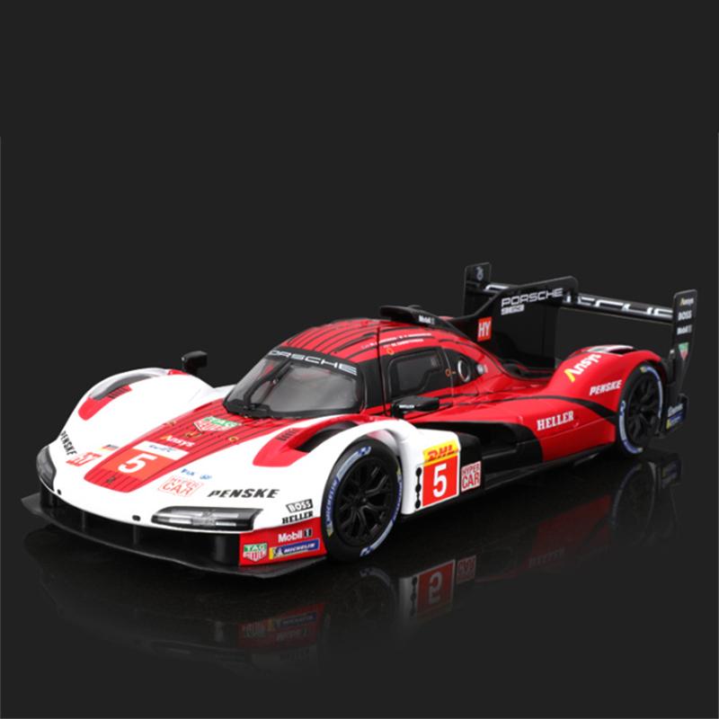 

Bburago 1:24 Porsche 963 Alloy Track Sports Car Model Diecast Metal Super Racing Car Vehicle Model Simulation Childrens Toy Gift