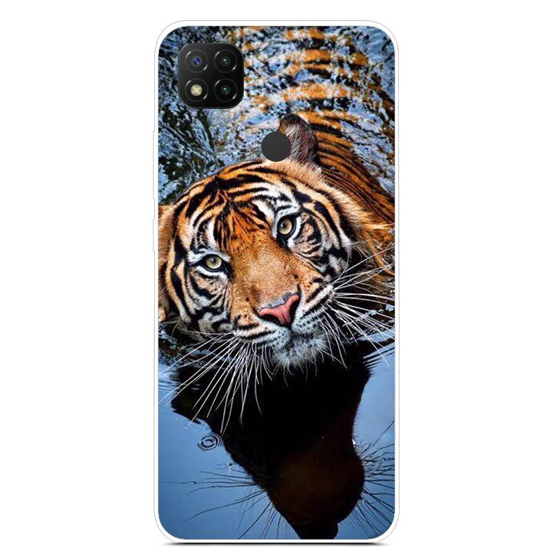 Cute Art Line Daisy Case For Xiaomi Redmi 9C Phone Case Slim Tpu Back Cover For Xiaomi Redmi 9C 9 C NFC Funda PocoC3 Soft Bumper