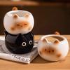 Tazza in Ceramica a Forma di Gatto Carino Colore Sottosmalto Cartone Animato Gatto Siamese Tazze da Caffè Tazza per Colazione a Casa Tazza per Caffè al Latte Tazza Regalo di Compleanno