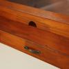 35*27*23cm1pc Vintage Women's Jewelry Wood Drawer Storage Box with Glass lid,Nordic Retro Style Dust-proof Sorting Makeup Cabinets.