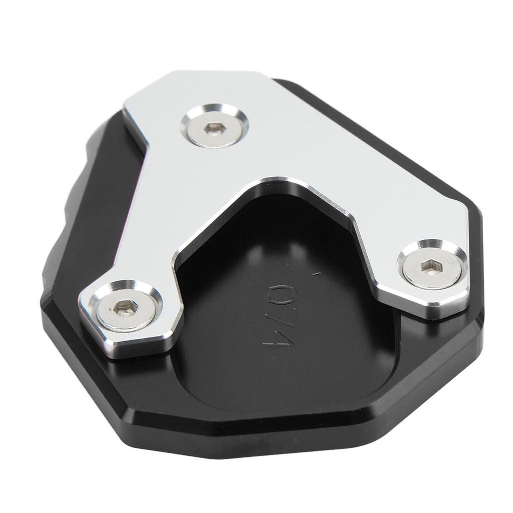 Motorcycle Kickstand Enlarger Aluminium Alloy Side Stand Extension Plate Pad Replacement for CB500X 2019+(Black )