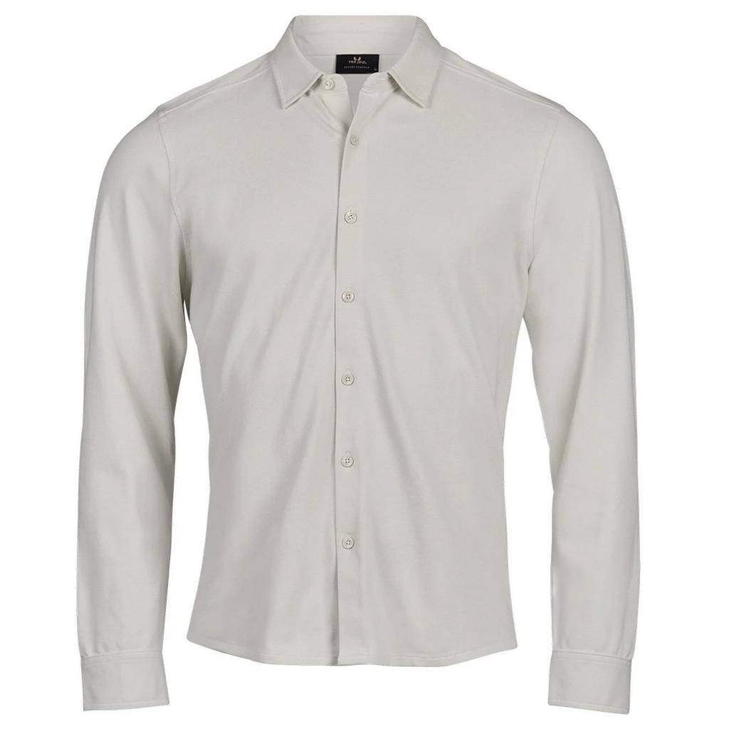 Tee Jays Mens Luxury Stretch Organic Long-Sleeved Shirt