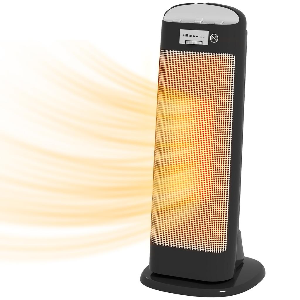 Ceramic Space Heater, 2000W Fan Electric Heater with 4 Modes, Adjustable Thermostat, 55 degrees Oscillation