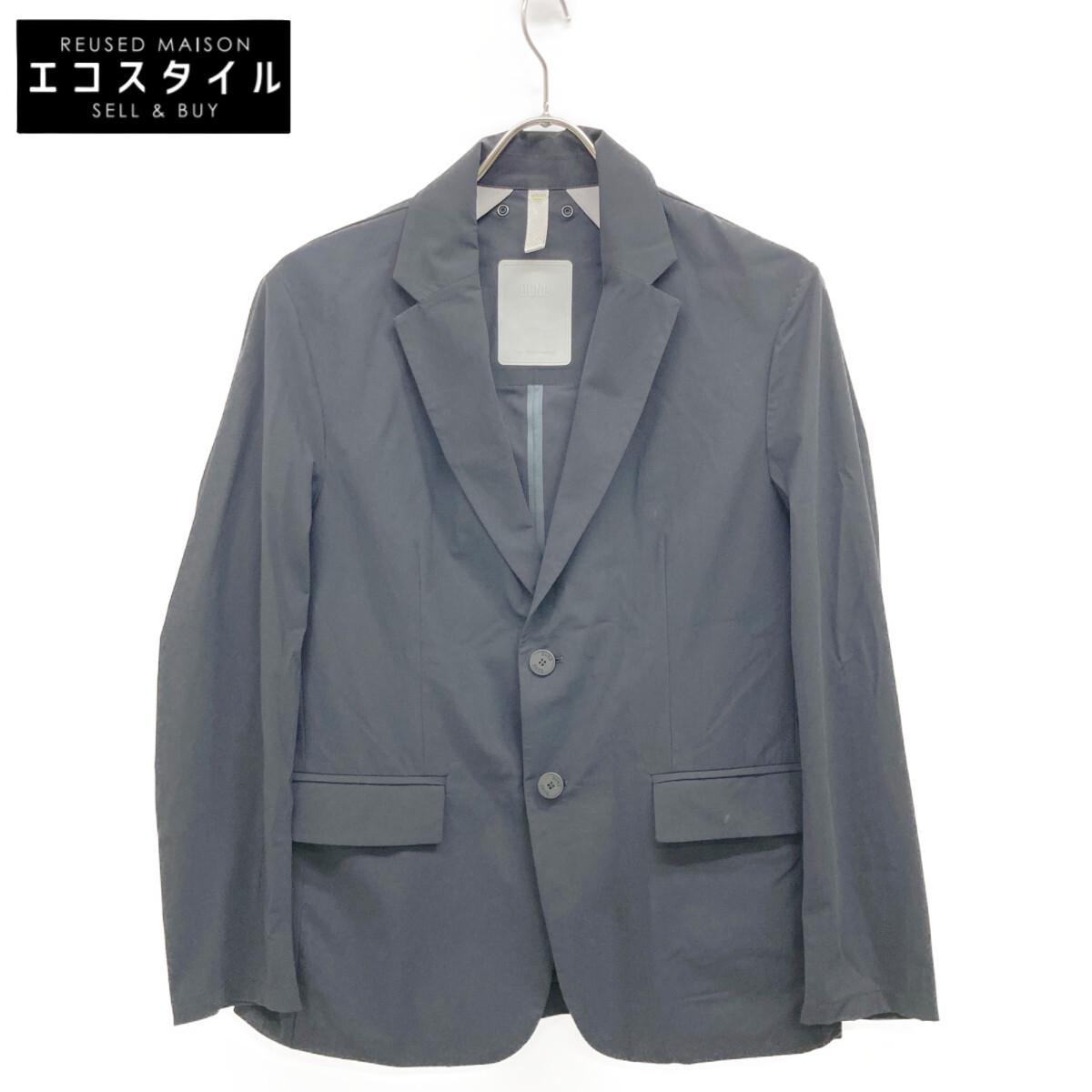 

DUNO Отличное состояние КОМБИ/ТРЕВИ суперэластичный нейлон однотонная куртка 2B Куртка черныйПодержанная