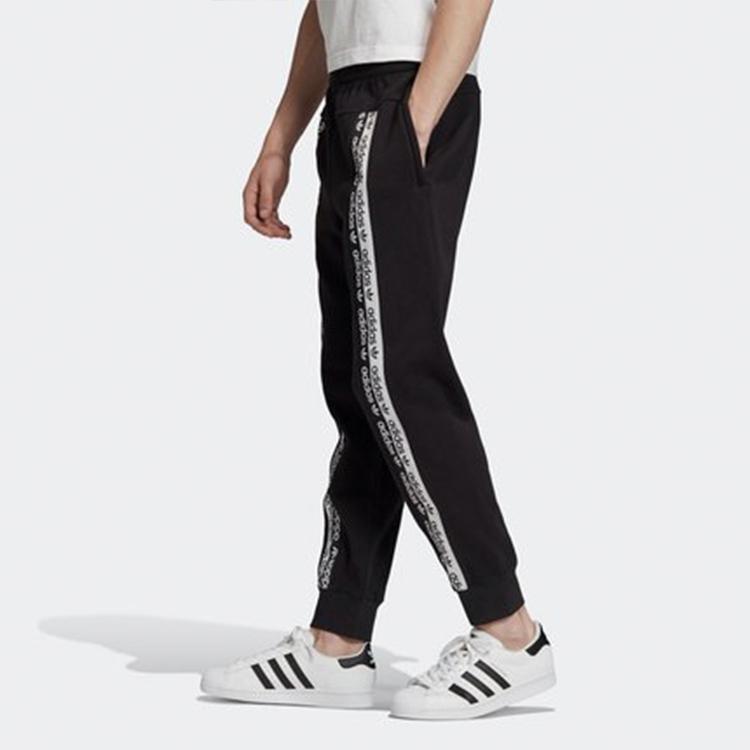 Adidas Originals Trefoil Comfort Cuff Sweatpants Men Bottoms Black GC8688