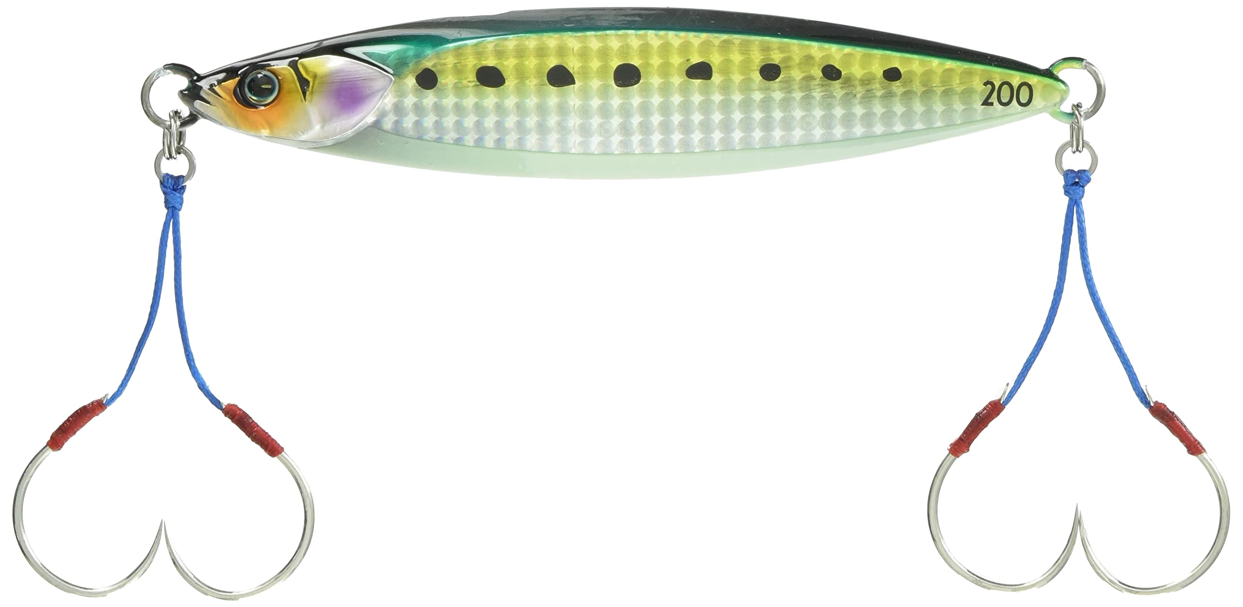 JACKALL Bumbles Jig Slow 200g Glow Belly Lens Sardine