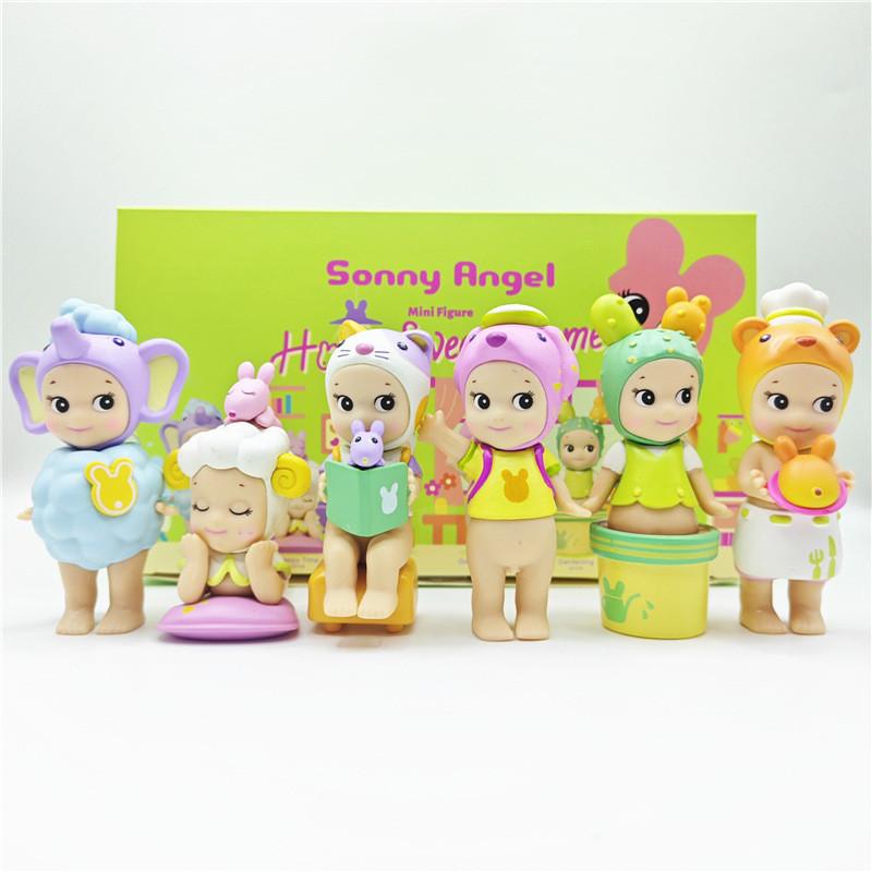 Adorable Angel Figurines Home Sweet Home Series Blind Box Collectible Toy Models