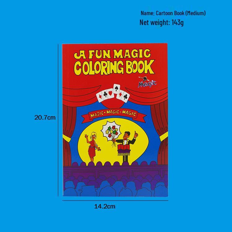 

Color-Changing Cartoon Magic Book for Kids - Medium, Red/Yellow, Korean Style