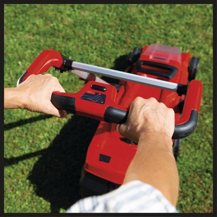Einhell professional tondeuse à gazon sans fil rasarro 36/38 kit pxc (36v, 450m²) livré avec 2 batteries 4,0ah et chargeurs