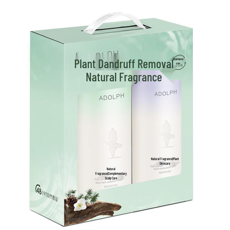 Adolphe Natural Fragrance Anti-Dandruff Shampoo & Body Wash Set