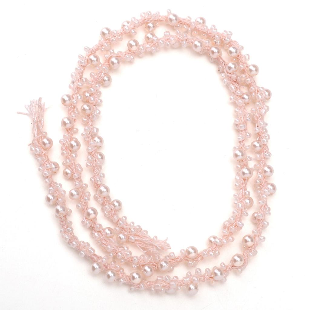 Rice Bead String Polyester Woven Tape For DIY Dresses Sewing Supplies