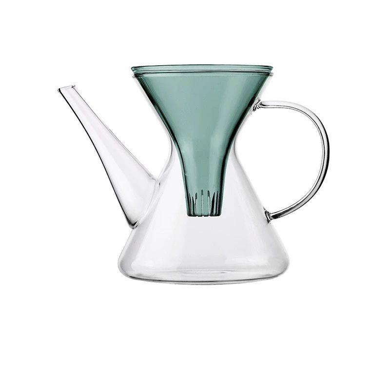 1PC Kung Fu Tea Quick Brewing Pot New High Temperature Resistant Glass Tea Separation Brewing Pot Household Products