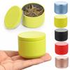 Durable Sealed Jar Metal Small Tea Jar Portable Flower Tea Can