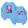 Children's Fashionable Lightweight Long-sleeved Round Neck Pullover With Pockets Printed Pullover