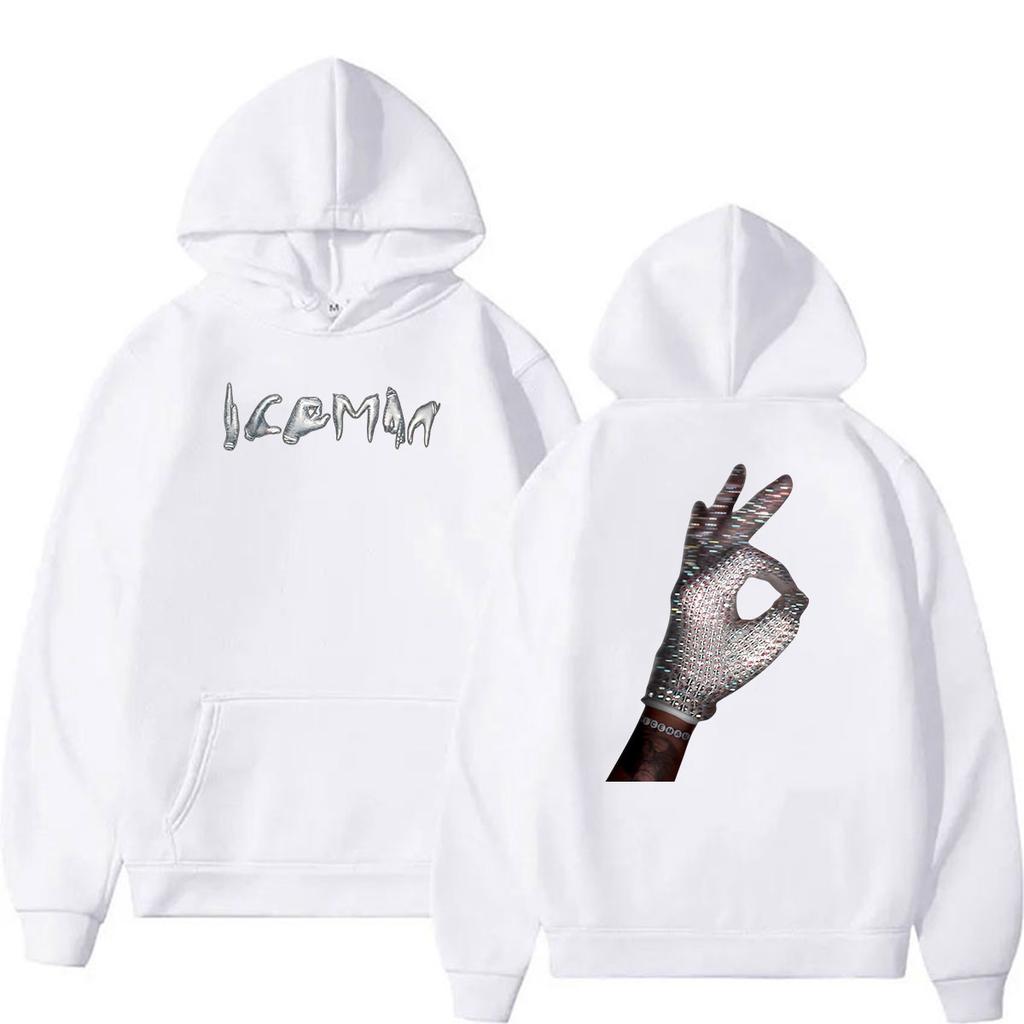 Drake ICEMAN Album 2026 Print Hoodie Unisex Hip Hop Gothic Pullover Sweatshirt Vintage Long Sleeve Oversized Hoody Streetwear