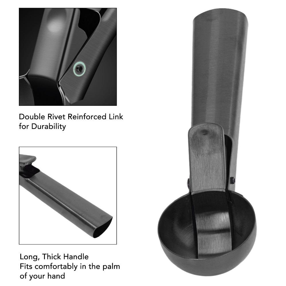Stick Proof Ice Cream Scooper Stainless Steel Ice Cream Ball Spoon Ice Cream Scoop  DIY Ice Cream