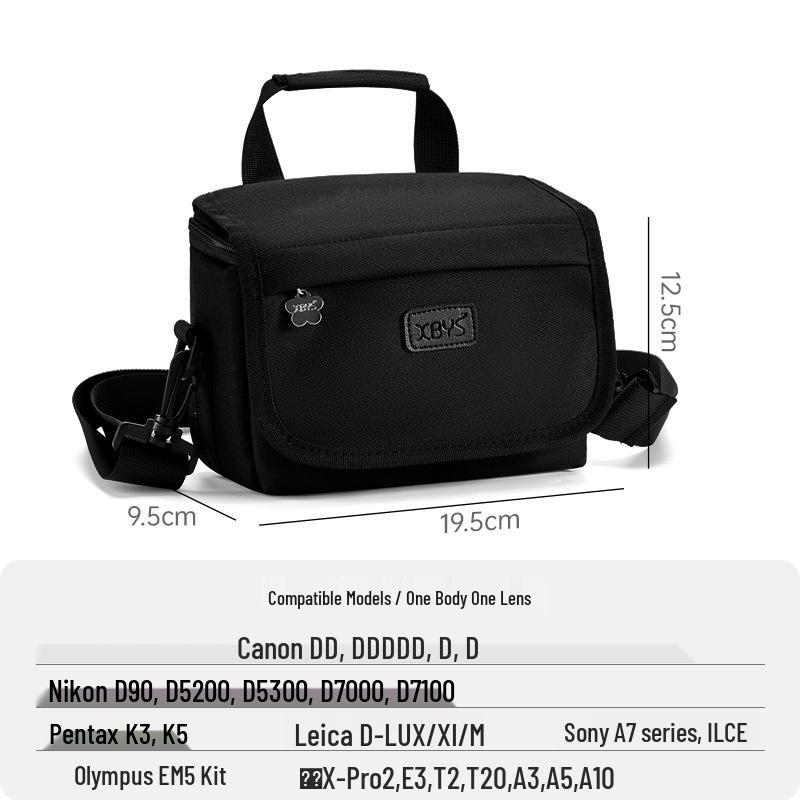 Вместительная сумка для DSLR-камеры Fujifilm и Canon - Сумка-слинг с отделением для объективов.