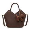 Tote Shoulder Single Bag Commuter Underarm Bag Large Capacity Women Material Pu