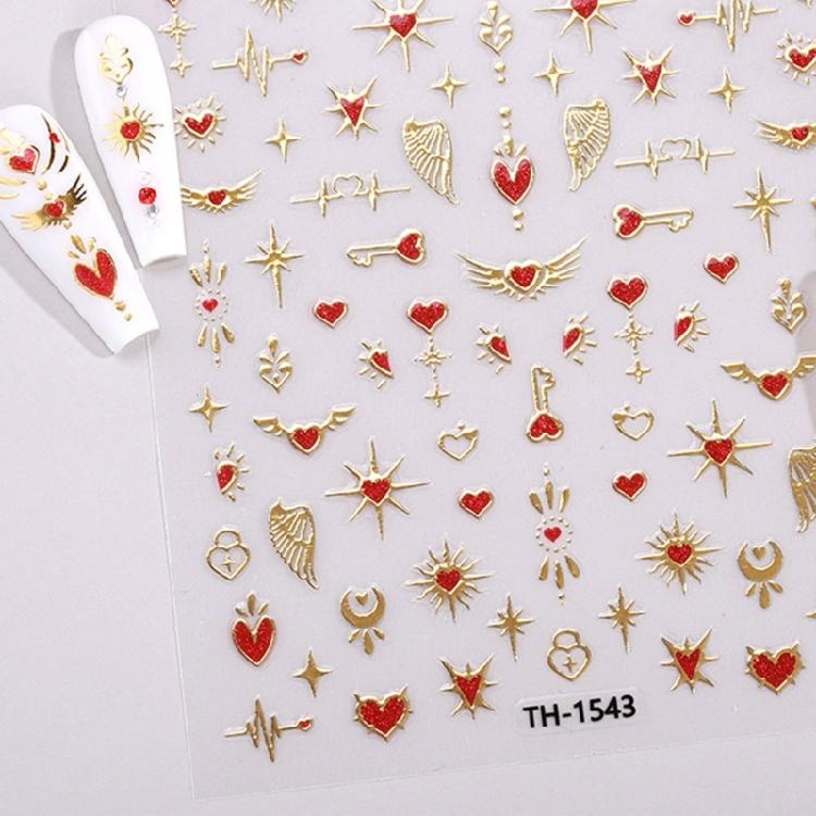 1 Sheet Spring Festival Nail Art Stickers for Women and Girls Traditional Chinese Designs Spring Festival Nail Decals