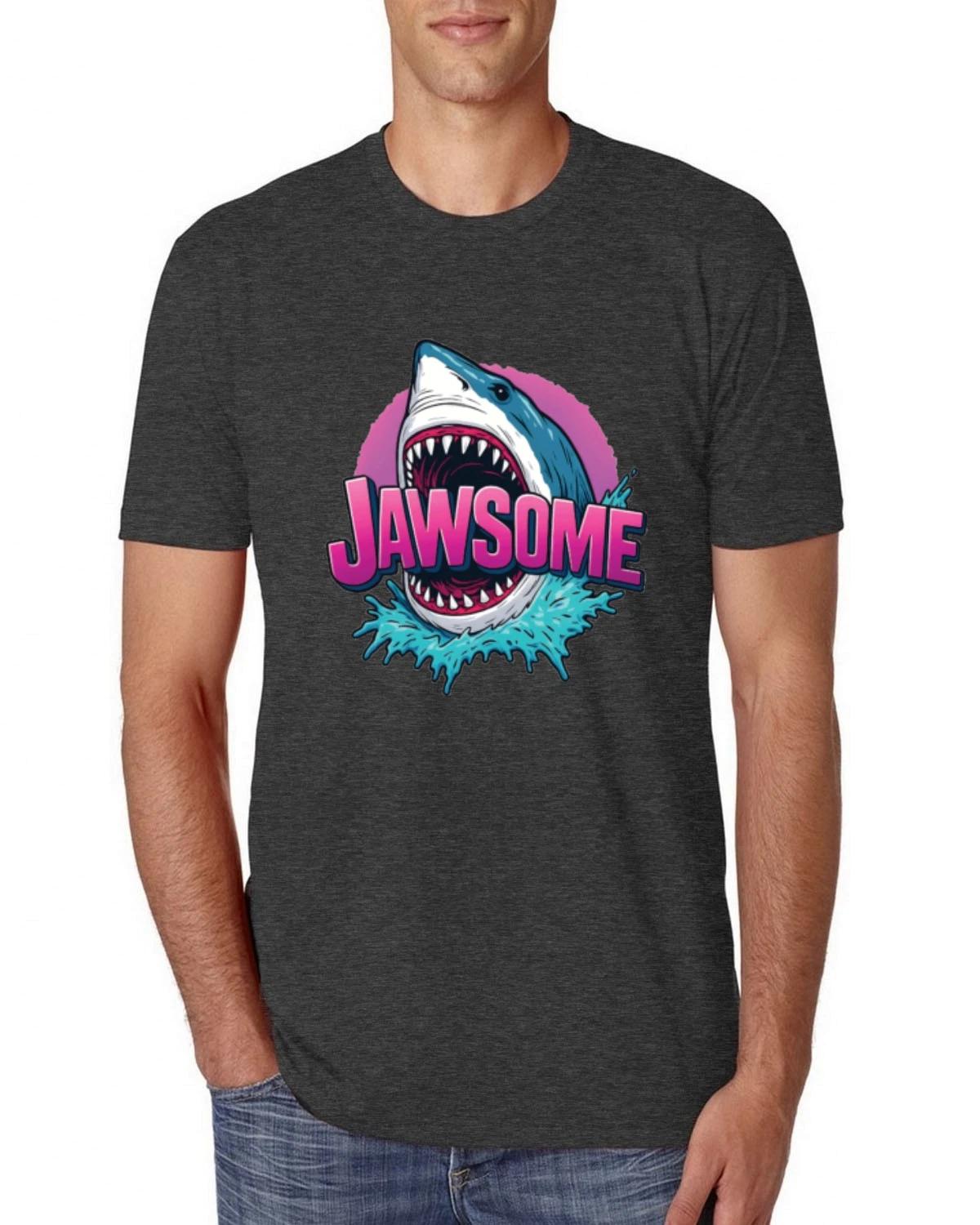Jawsome Shark 1975 Movie Fan Mens Premium T- Shirt 3XL