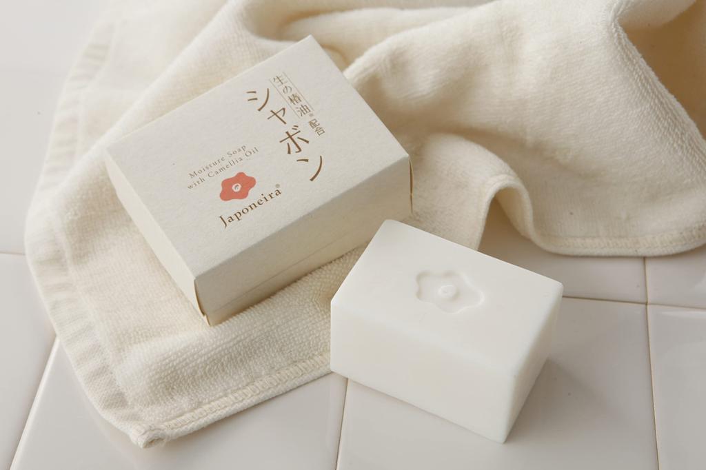 Raw Camellia Oil" Shabon Japoneira, Made In Japan, Unheated Camellia Oil, Pure Oil, Facial Cleansing Soap, 80g