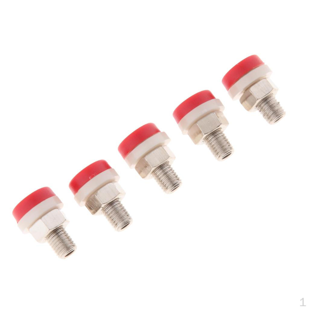 5 Pieces Built-in Coupling Socket for Banana Plug 2mm