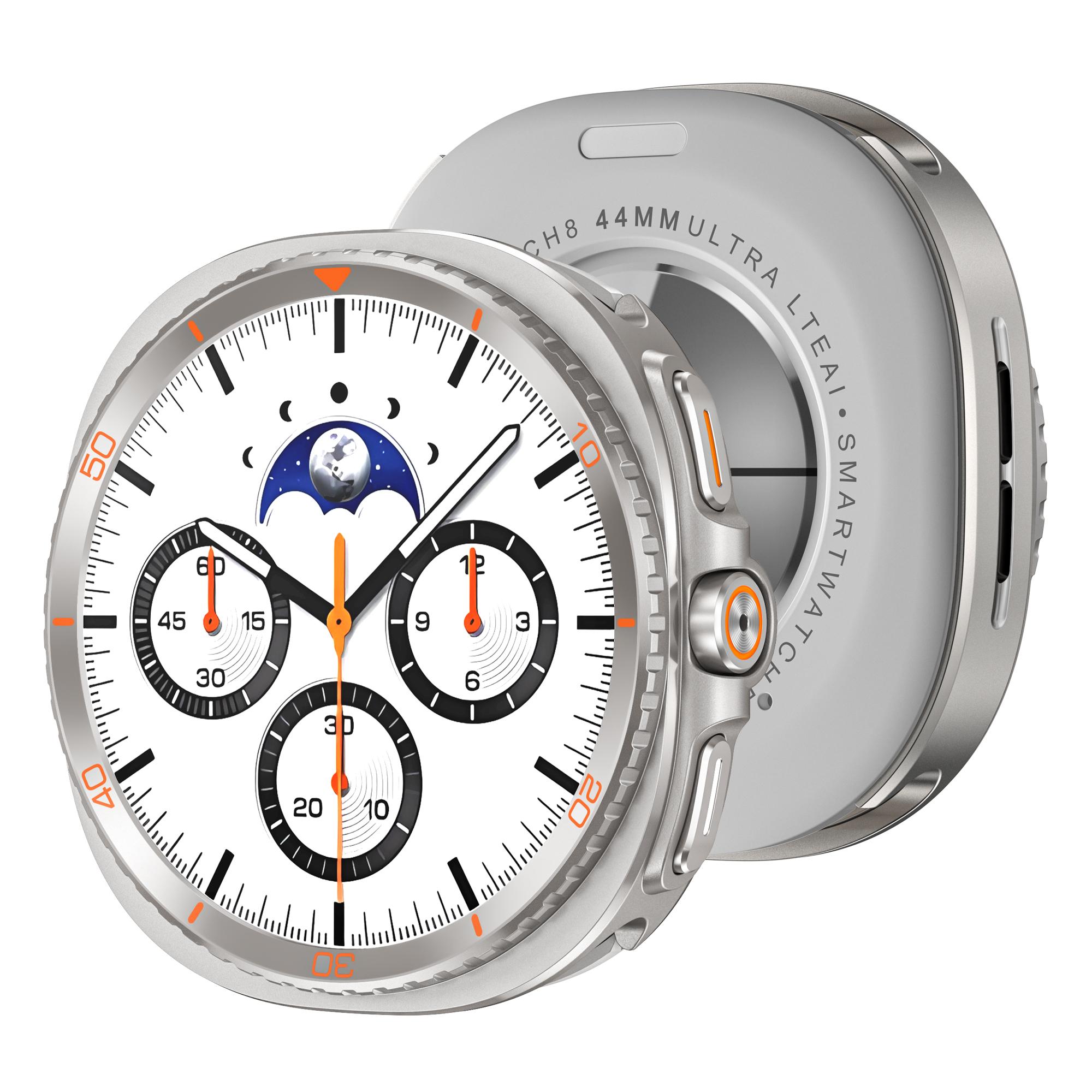 

Metal Case Accessories for Samsung Galaxy Watch 8 40/44MM Protective Cover For Galaxy Watch 8 Upgrade To Ultra 47mm Hard Frame Galaxy Watch 8 44mm