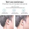 Noise Isolating Mono Earbuds Short Line 3.5mm Plug Headphone Single Side Earphone  Walkie Talkies